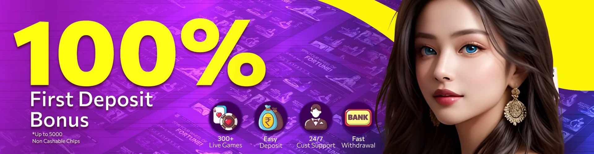 raja567 first deposit bonus banner